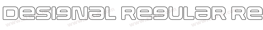 Designal Regular Reg字体转换